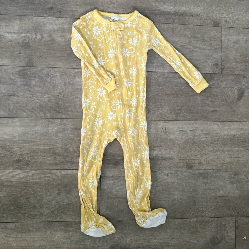 Gerber 18m Baby Girl Pajamas Fall Floral Boho Colored EUC
